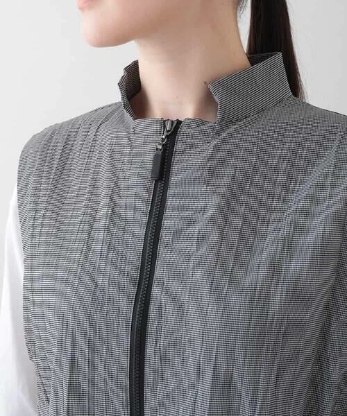 HIROKO KOSHINO / ヒロココシノ ベスト | ギンガムチェックベスト/洗える | 詳細4