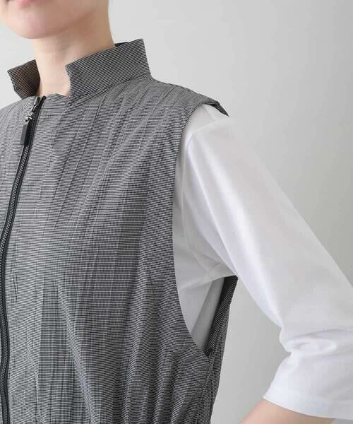 HIROKO KOSHINO / ヒロココシノ ベスト | ギンガムチェックベスト/洗える | 詳細6