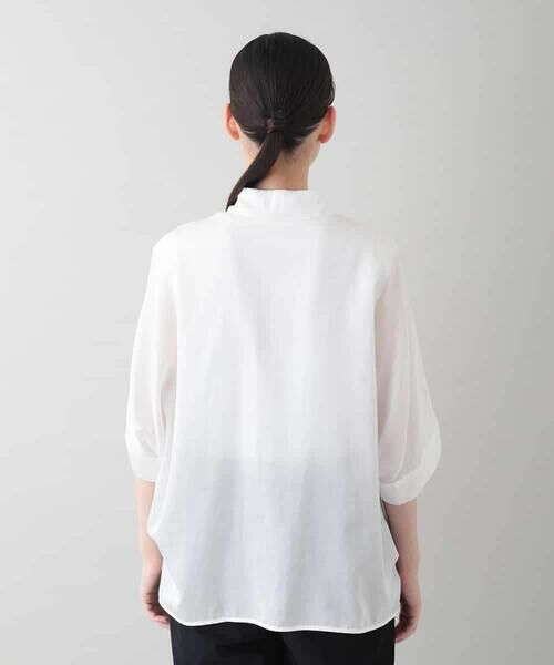 HIROKO KOSHINO / ヒロココシノ シャツ・ブラウス | デザイン画プリントシャツ/日本製/洗える | 詳細3