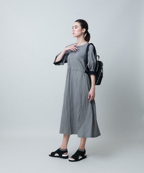 HIROKO KOSHINO / ヒロココシノ ロング・マキシ丈ワンピース | ギンガムチェックデザインワンピース/洗える | 詳細1