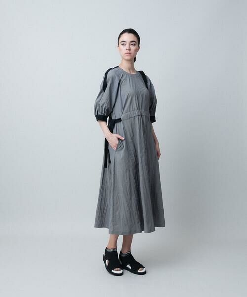 HIROKO KOSHINO / ヒロココシノ ロング・マキシ丈ワンピース | ギンガムチェックデザインワンピース/洗える | 詳細13