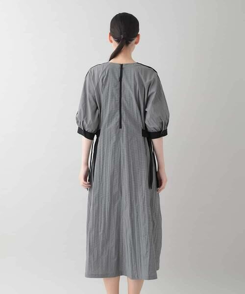 HIROKO KOSHINO / ヒロココシノ ロング・マキシ丈ワンピース | ギンガムチェックデザインワンピース/洗える | 詳細5