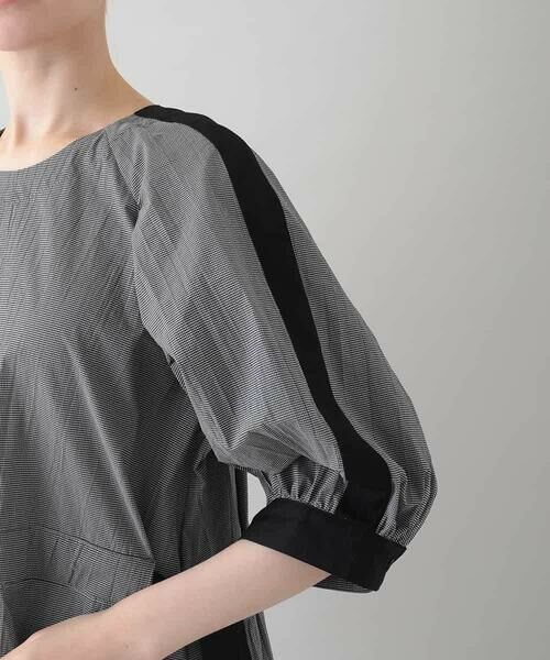 HIROKO KOSHINO / ヒロココシノ ロング・マキシ丈ワンピース | ギンガムチェックデザインワンピース/洗える | 詳細8