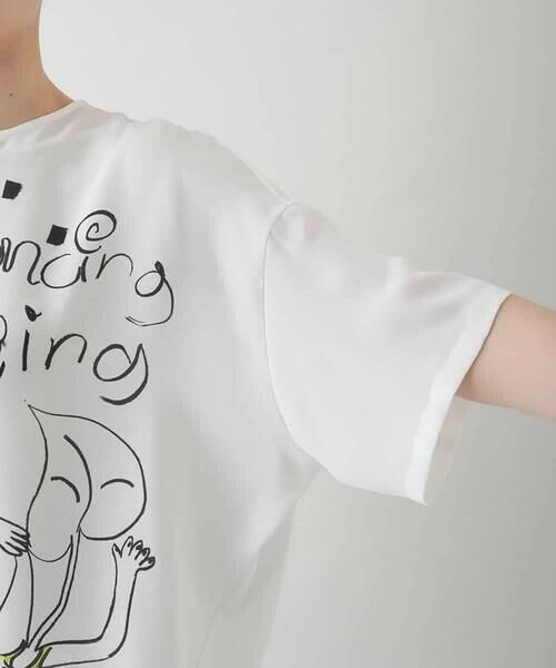 HIROKO KOSHINO / ヒロココシノ カットソー | イラストプリントカットソーブラウス/日本製/洗える | 詳細5