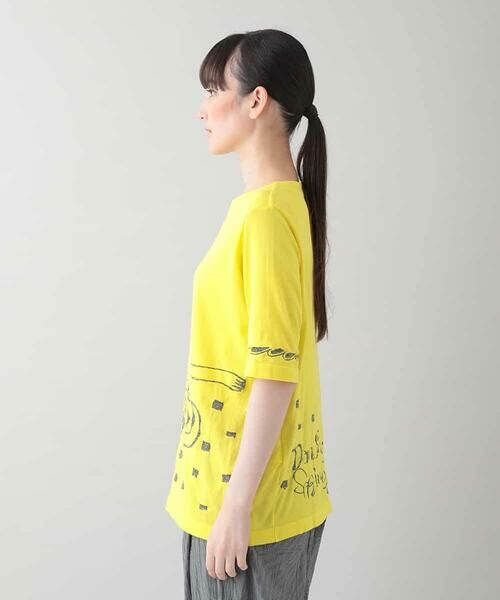 HIROKO KOSHINO / ヒロココシノ カットソー | ラメプリントデザインカットソー /日本製/洗える | 詳細1