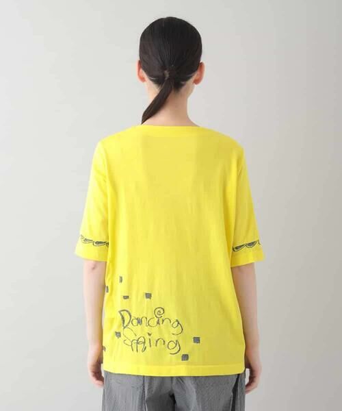 HIROKO KOSHINO / ヒロココシノ カットソー | ラメプリントデザインカットソー /日本製/洗える | 詳細2