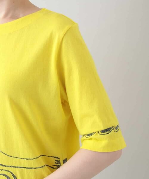 HIROKO KOSHINO / ヒロココシノ カットソー | ラメプリントデザインカットソー /日本製/洗える | 詳細5