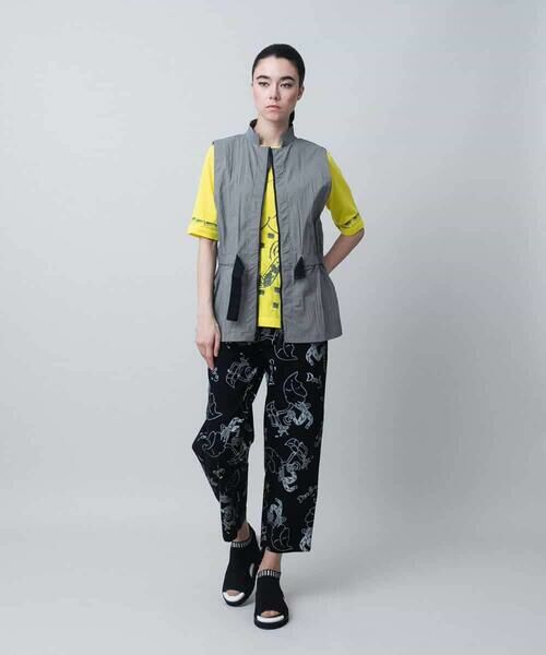 HIROKO KOSHINO / ヒロココシノ カットソー | ラメプリントデザインカットソー /日本製/洗える | 詳細9