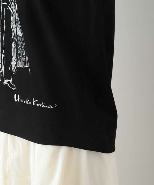 HIROKO KOSHINO / ヒロココシノ カットソー | デザイン画プリントカットソー /日本製/洗える | 詳細6