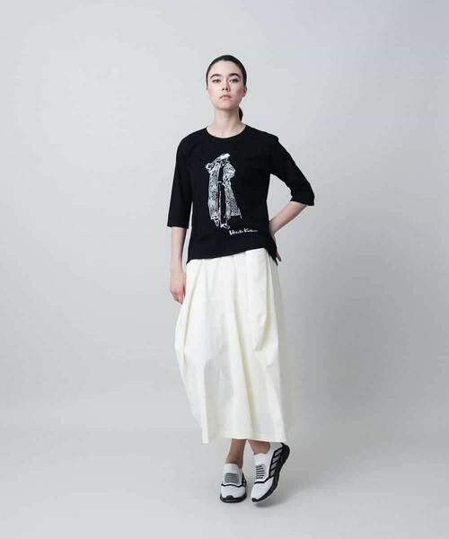 HIROKO KOSHINO / ヒロココシノ カットソー | デザイン画プリントカットソー /日本製/洗える | 詳細9