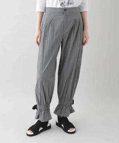 HIROKO KOSHINO / ヒロココシノ チノ・ワークパンツ | ギンガムチェックデザインパンツ/洗える