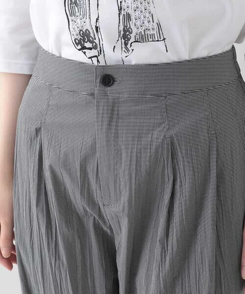 HIROKO KOSHINO / ヒロココシノ チノ・ワークパンツ | ギンガムチェックデザインパンツ/洗える | 詳細3