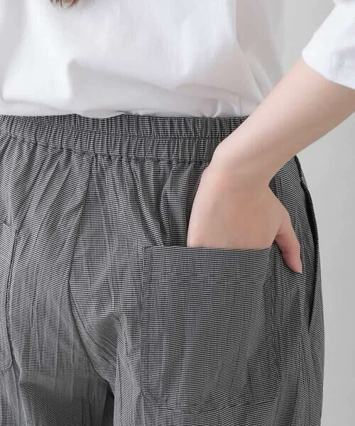 HIROKO KOSHINO / ヒロココシノ チノ・ワークパンツ | ギンガムチェックデザインパンツ/洗える | 詳細4