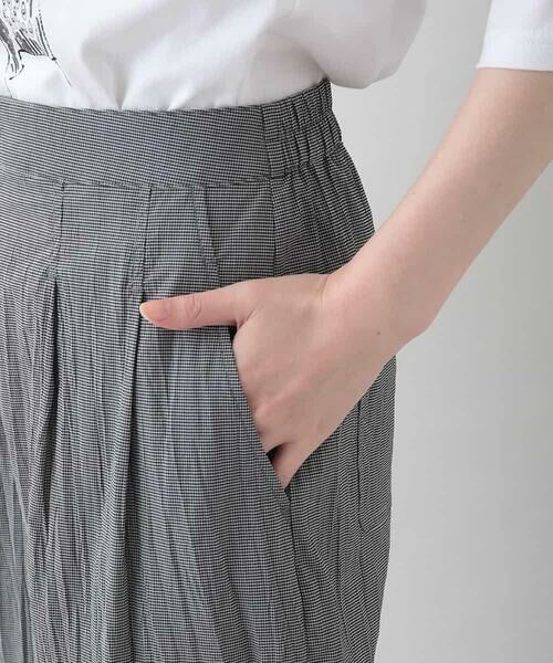 HIROKO KOSHINO / ヒロココシノ チノ・ワークパンツ | ギンガムチェックデザインパンツ/洗える | 詳細5