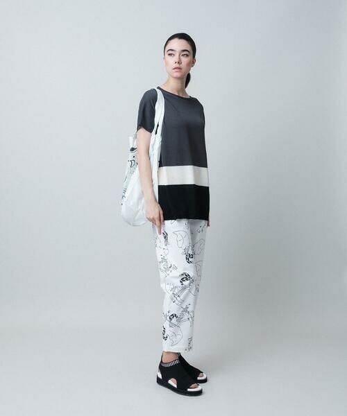 セール】 イラストプリントデザインパンツ/洗える （チノ