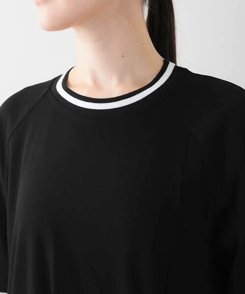 HIROKO KOSHINO / ヒロココシノ ロング・マキシ丈ワンピース | 配色リブツイストデザインワンピース/日本製/洗える | 詳細4