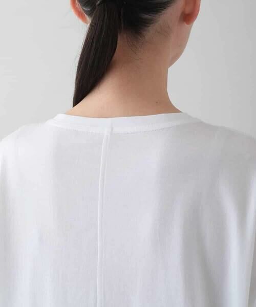 HIROKO KOSHINO / ヒロココシノ カットソー | デザイン画プリントチュニック/日本製/洗える | 詳細4