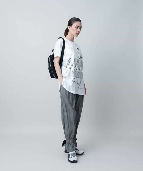 HIROKO KOSHINO / ヒロココシノ カットソー | デザイン画プリントチュニック/日本製/洗える | 詳細8