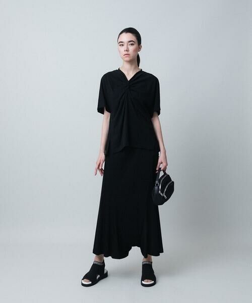 HIROKO KOSHINO / ヒロココシノ その他パンツ | ドレープサルエルパンツ/日本製/洗える | 詳細10