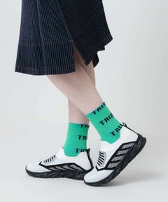 HIROKO KOSHINO / ヒロココシノ その他小物 | ボーダーロゴジャカードソックス/日本製/洗濯機で洗える