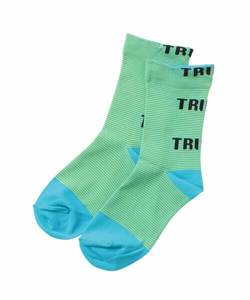 HIROKO KOSHINO / ヒロココシノ その他小物 | ボーダーロゴジャカードソックス/日本製/洗濯機で洗える | 詳細3