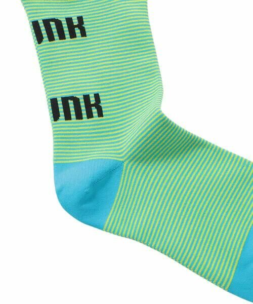 HIROKO KOSHINO / ヒロココシノ その他小物 | ボーダーロゴジャカードソックス/日本製/洗濯機で洗える | 詳細6