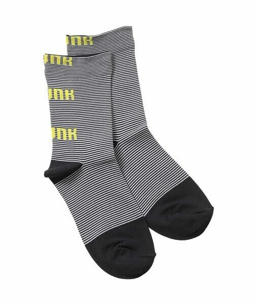 HIROKO KOSHINO / ヒロココシノ その他小物 | ボーダーロゴジャカードソックス/日本製/洗濯機で洗える | 詳細8