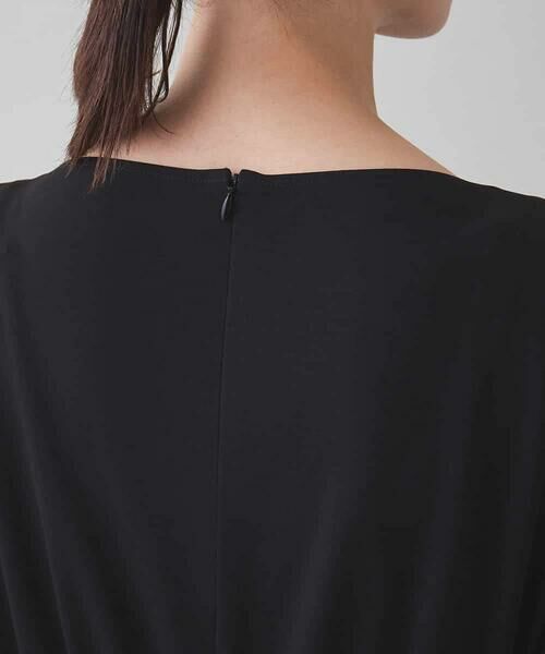 HIROKO KOSHINO / ヒロココシノ ロング・マキシ丈ワンピース | 線画プリント切り替えデザインワンピース/日本製 | 詳細4