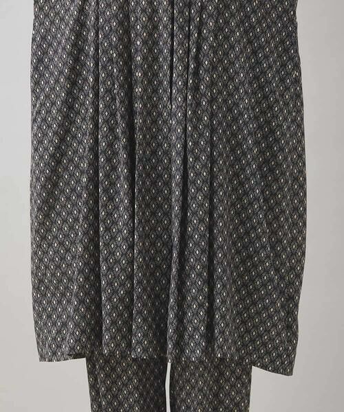 HIROKO KOSHINO / ヒロココシノ ロング・マキシ丈ワンピース | 幾何シャイニープリントワンピース/日本製/洗える | 詳細8