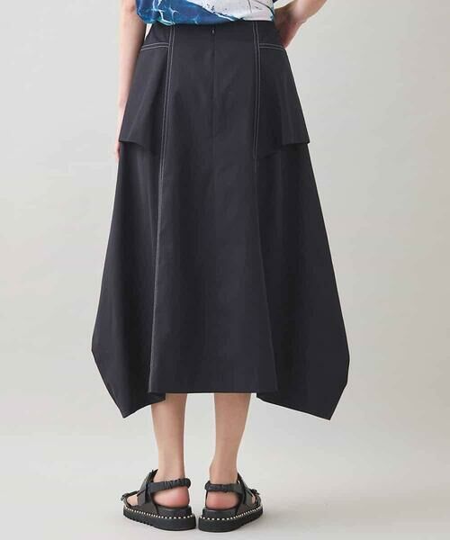 HIROKO KOSHINO / ヒロココシノ ロング・マキシ丈スカート | 立体タックデザインフレアスカート/洗える | 詳細2