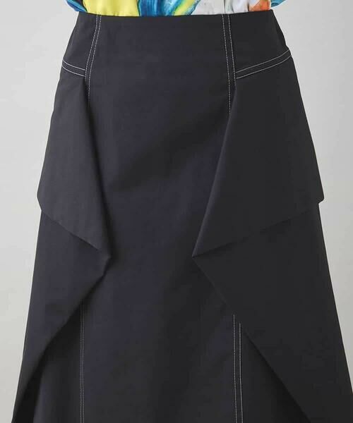 HIROKO KOSHINO / ヒロココシノ ロング・マキシ丈スカート | 立体タックデザインフレアスカート/洗える | 詳細3