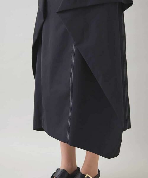 HIROKO KOSHINO / ヒロココシノ ロング・マキシ丈スカート | 立体タックデザインフレアスカート/洗える | 詳細6