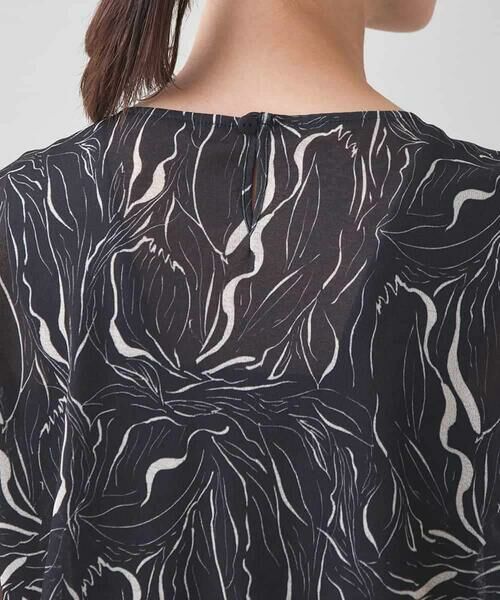 HIROKO KOSHINO / ヒロココシノ シャツ・ブラウス | スカーフレイヤードデザインブラウス/日本製/洗える | 詳細10