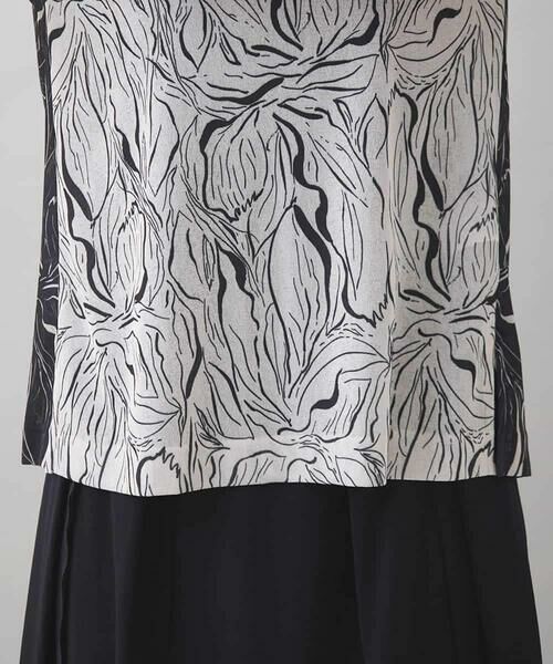 HIROKO KOSHINO / ヒロココシノ シャツ・ブラウス | スカーフレイヤードデザインブラウス/日本製/洗える | 詳細12