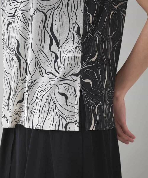 HIROKO KOSHINO / ヒロココシノ シャツ・ブラウス | スカーフレイヤードデザインブラウス/日本製/洗える | 詳細13