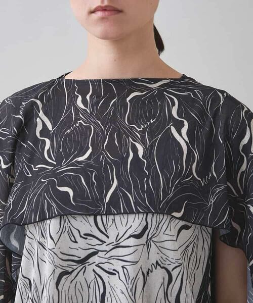 HIROKO KOSHINO / ヒロココシノ シャツ・ブラウス | スカーフレイヤードデザインブラウス/日本製/洗える | 詳細3