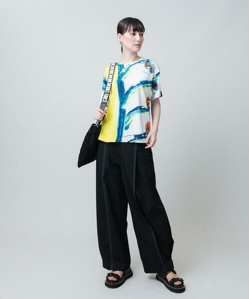 HIROKO KOSHINO / ヒロココシノ カットソー | 絵画プリントスムースカットソー/日本製/洗える | 詳細12