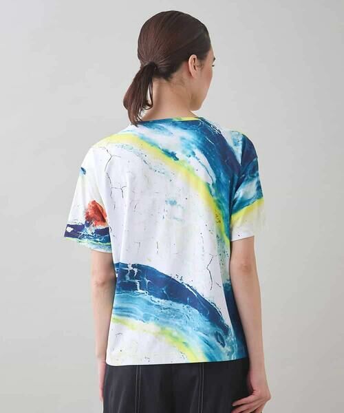 HIROKO KOSHINO / ヒロココシノ カットソー | 絵画プリントスムースカットソー/日本製/洗える | 詳細2