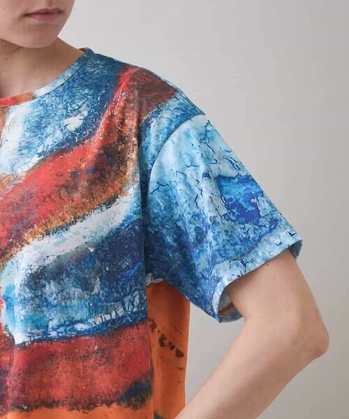 HIROKO KOSHINO / ヒロココシノ カットソー | 絵画プリントスムースカットソー/日本製/洗える | 詳細7