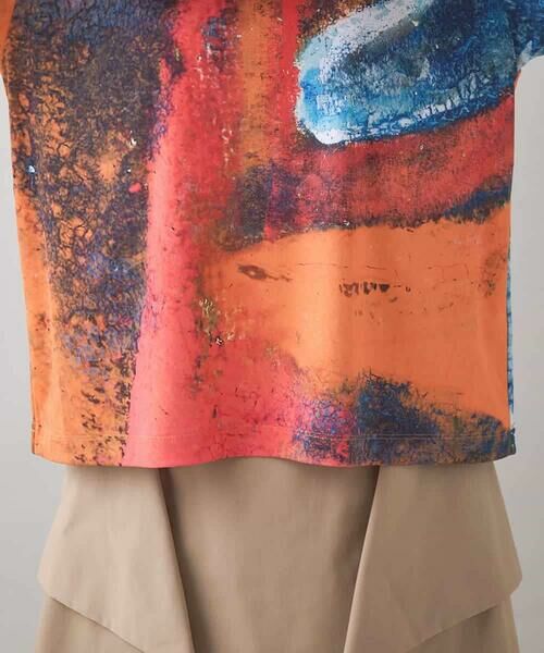 HIROKO KOSHINO / ヒロココシノ カットソー | 絵画プリントスムースカットソー/日本製/洗える | 詳細8