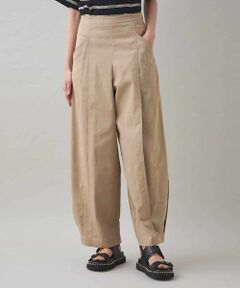 HIROKO KOSHINO / ヒロココシノ その他パンツ | 立体タックバレルパンツ/洗える