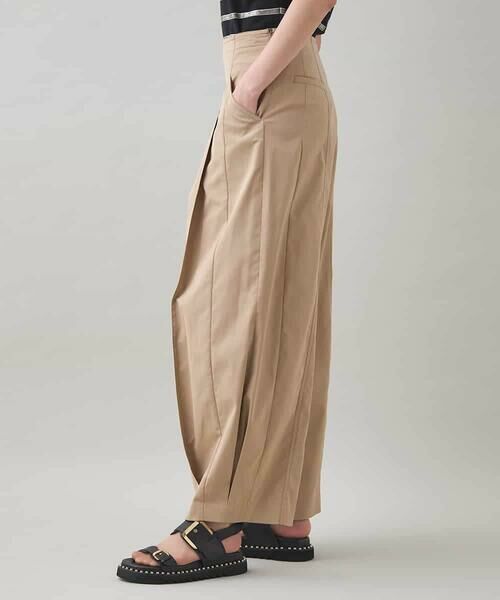 HIROKO KOSHINO / ヒロココシノ その他パンツ | 立体タックバレルパンツ/洗える | 詳細1