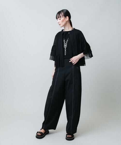 HIROKO KOSHINO / ヒロココシノ その他パンツ | 立体タックバレルパンツ/洗える | 詳細10