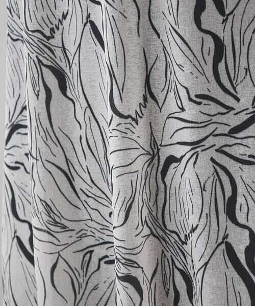 HIROKO KOSHINO / ヒロココシノ ロング・マキシ丈ワンピース | 線画プリントチュニック/日本製/洗える | 詳細7