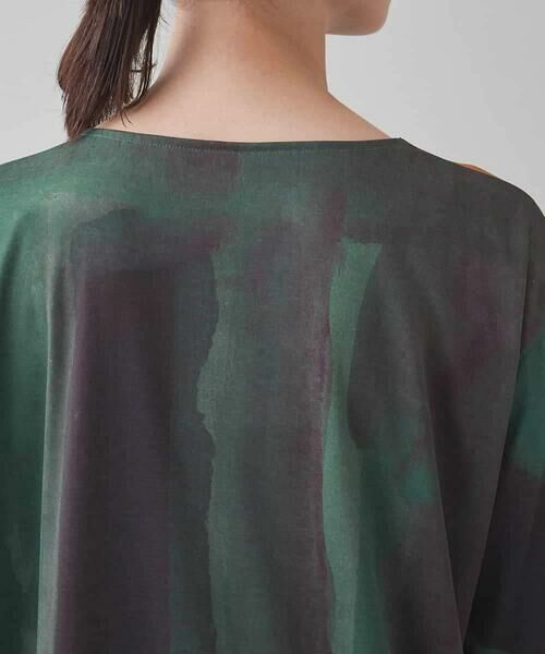 HIROKO KOSHINO / ヒロココシノ チュニック | モチーフプリントチュニック丈カットソー /日本製/洗える | 詳細4