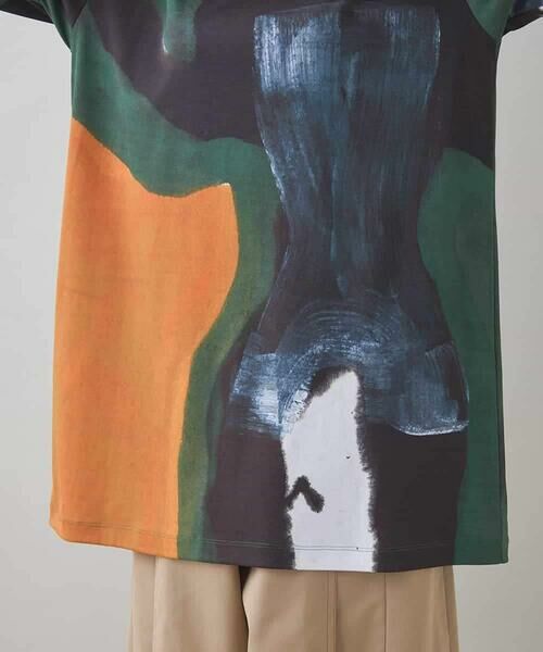 HIROKO KOSHINO / ヒロココシノ チュニック | モチーフプリントチュニック丈カットソー /日本製/洗える | 詳細6