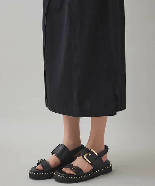 HIROKO KOSHINO / ヒロココシノ ロング・マキシ丈スカート | 【UVカット/遮熱性】タックアクセントフレアスカート /日本製/洗える | 詳細7
