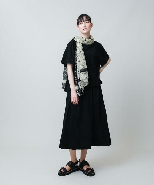 HIROKO KOSHINO / ヒロココシノ ロング・マキシ丈スカート | 【UVカット/遮熱性】タックアクセントフレアスカート /日本製/洗える | 詳細8