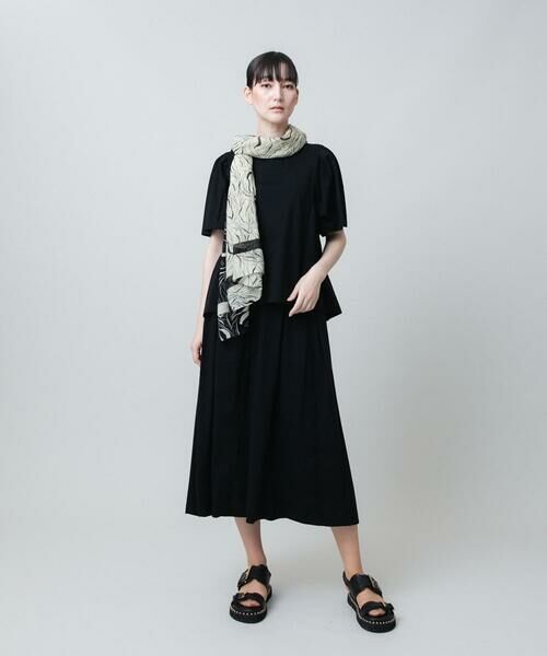 HIROKO KOSHINO / ヒロココシノ ロング・マキシ丈スカート | 【UVカット/遮熱性】タックアクセントフレアスカート /日本製/洗える | 詳細9