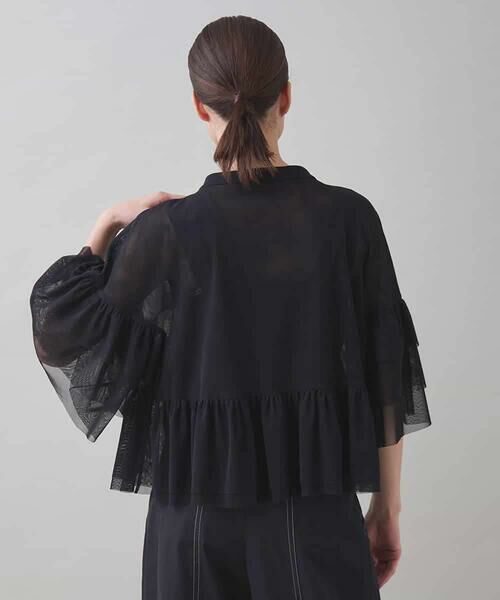 HIROKO KOSHINO / ヒロココシノ セットアップ | チュールティアードボレロ/洗える | 詳細2